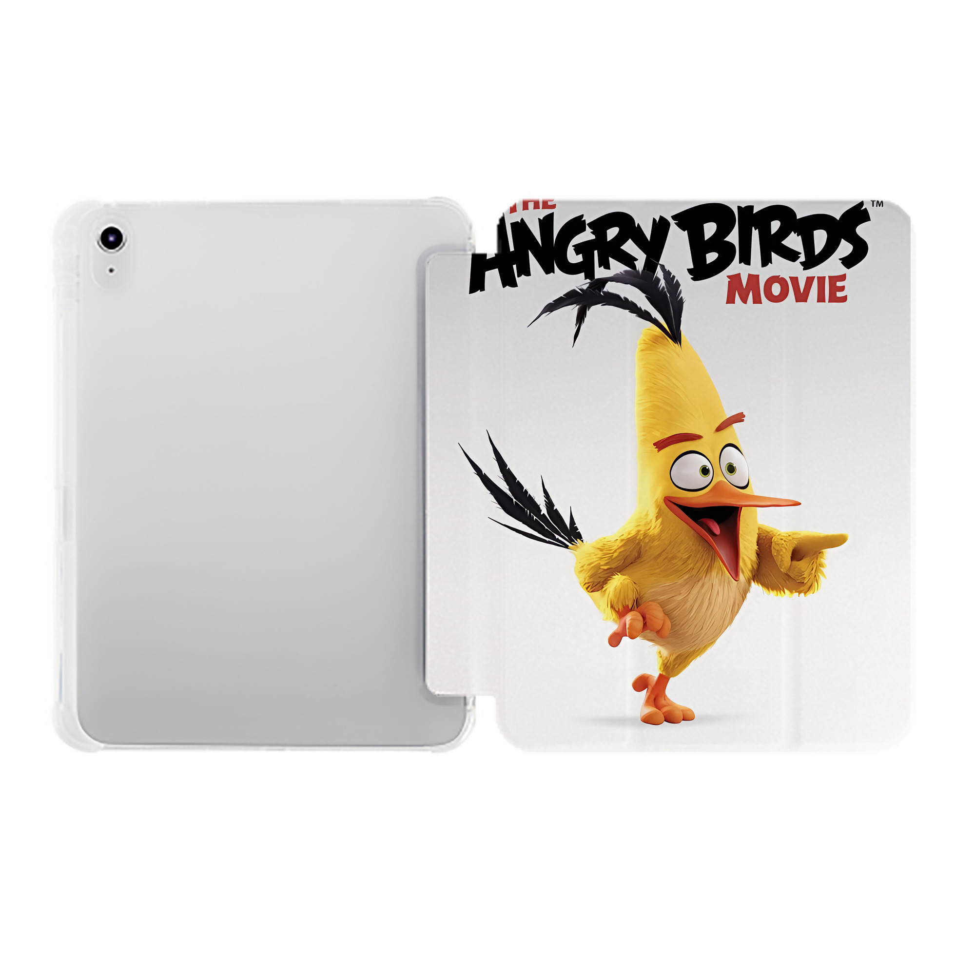（画像用） Angry Birds アングリーバード IPad ケース ペン収納付き 三つ折りスタンド PUレザー×シリコン 対応機種9.5/10.5/10.9インチ